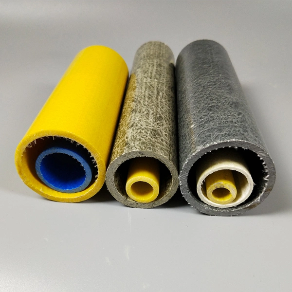 High Strength Fiberglass Composite Material FRP Pultrusion Profile Round Tube