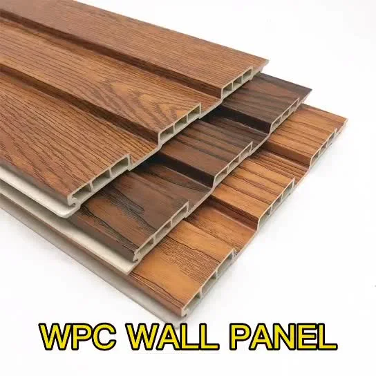 Tubo quadrato cavo composito in legno e plastica WPC per pannello decorativo per pareti divisorie interne