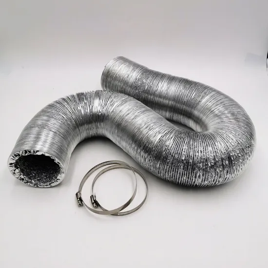 Cappa aspirante bifacciale in lamina di alluminio composito con tubo morbido